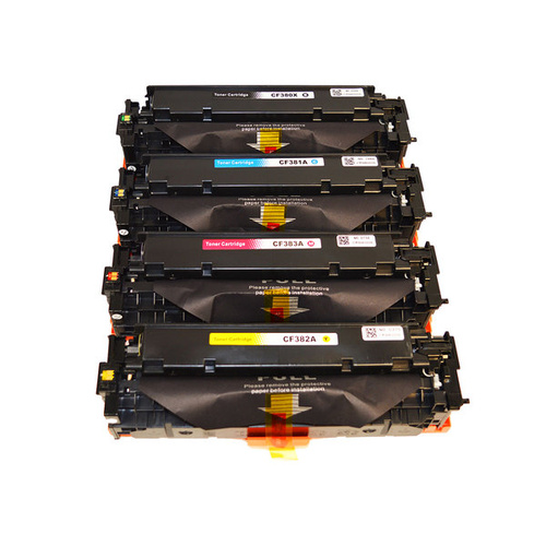 Laser for HP CF380X #312X Series Premium Generic Remanufactured Laser Toner Cartridge Set (4 cartridges)