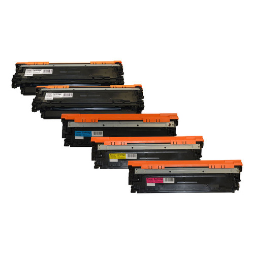 Laser for HP CE270B #650A Series Cart 322 Premium Generic Toner Set PLUS Extra Black