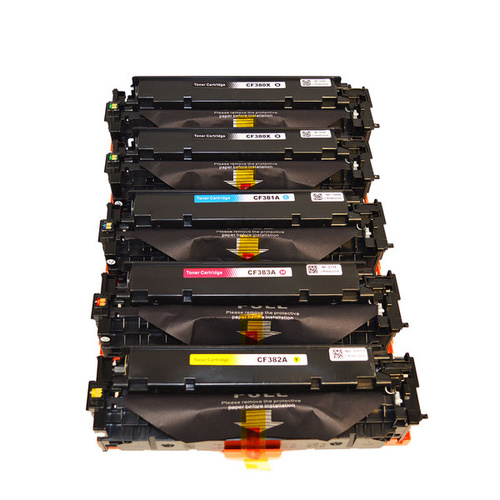 Laser for HP CF380X #312X Series Premium Generic Remanufactured Laser Toner Cartridge PLUS extra Black Set (5 cartridges)