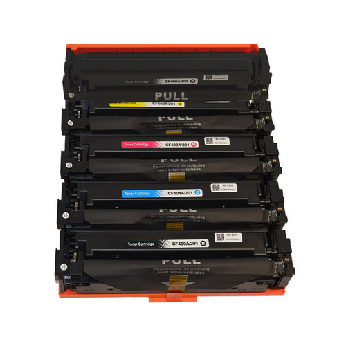 Laser for HP CF400A #201A Series Premium Generic Toner Cartridge PLUS extra Black set (5 cartridges)
