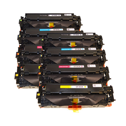 Laser for HP CF380X #312X Series Premium Generic Remanufactured Laser Toner Cartridge Set x 2 (8 cartridges)