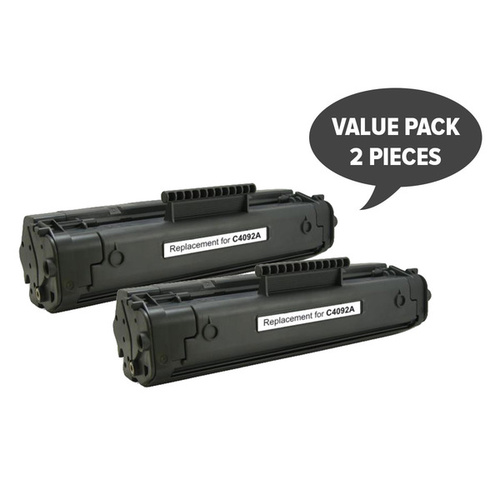 Laser for HP C4092A Premium Generic Toner x 2