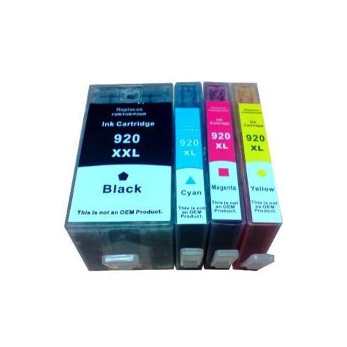 InkJet for HP 920XL Compatible Inkjet Set 4 Cartridges