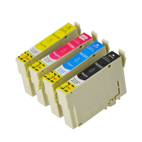 InkJet for Epson T133 (133) Compatible Pigment Series Inkjet Set 4 Cartridges