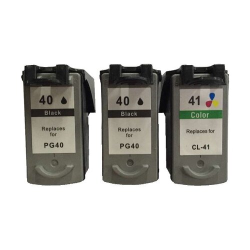 Inkjet for Canon 2x PG40 1xCL41 Remanufactured Inkjet Cartridge with *New Chip