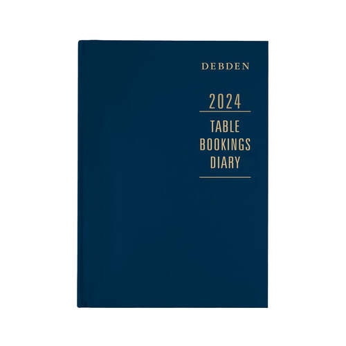 Table Bookings Diary TBD 2024 2 Pages to a Day Collins TBD.P59-24 #TBD.P59-24