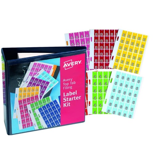 avery colour coding labels