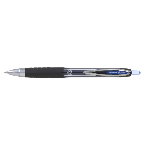 Pens Uniball UMN207 1.0 Blue box 12 Signo Gel Broad takes refill UMR87 Rectractable UMN207BBL