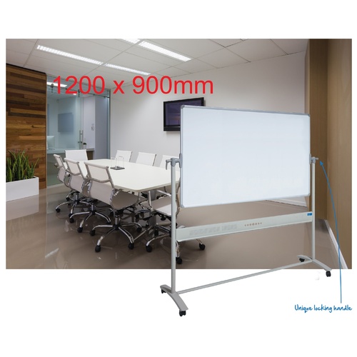 Mobile Whiteboard Corporate 1200x 900mm Magnetic VM1290