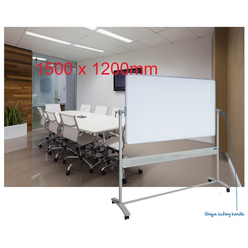 Mobile Whiteboard Corporate 1500x1200mm Magnetic VM1512 